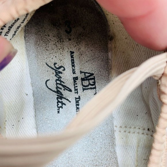 American Ballet Theatre Shoes Ballet Shoes Size 3 Girls Pink Tan
